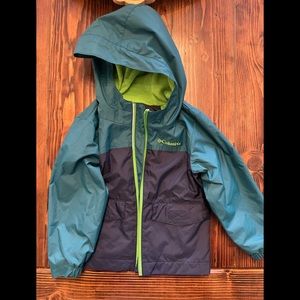 3t Columbia boys toddler Rainzilla rain jacket